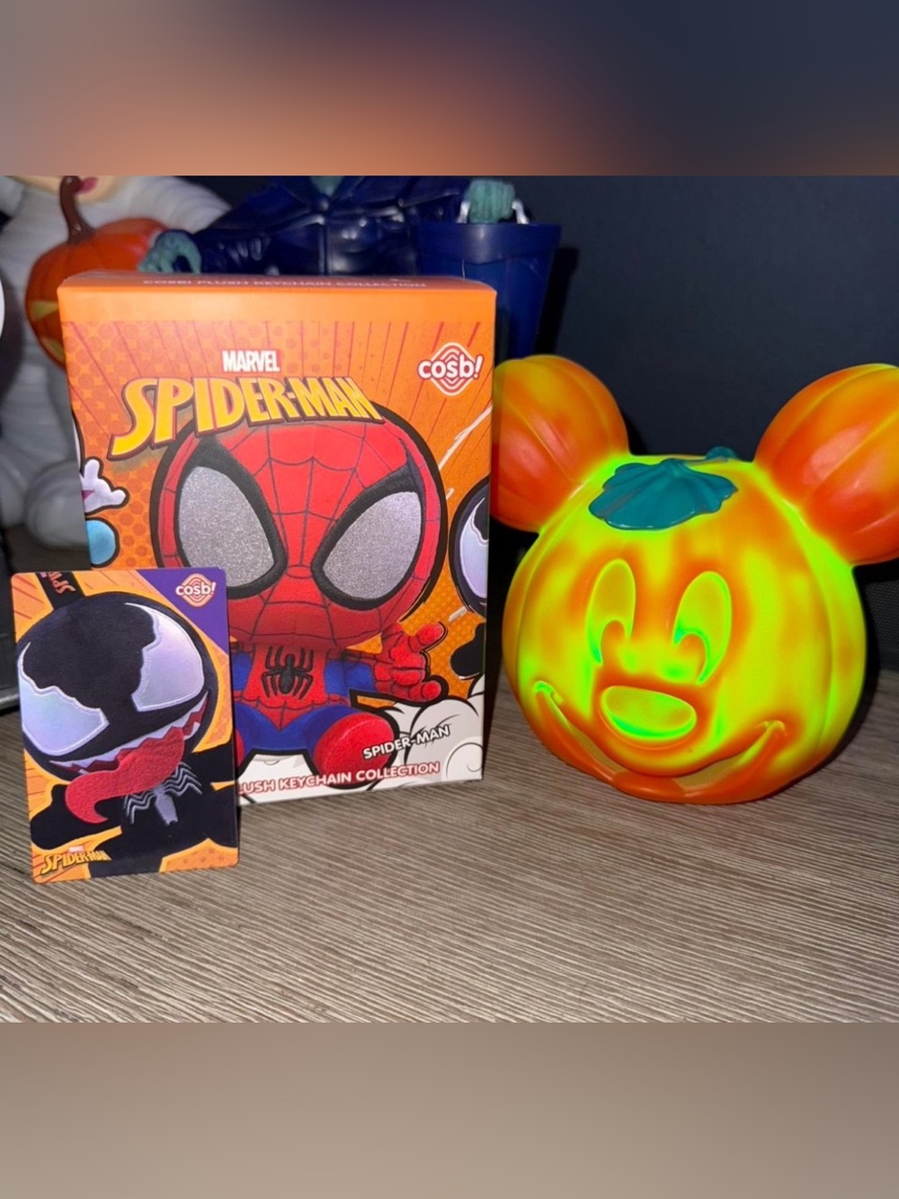 Spider-Man Cosbi- Confirmed Venom Plush Keychain